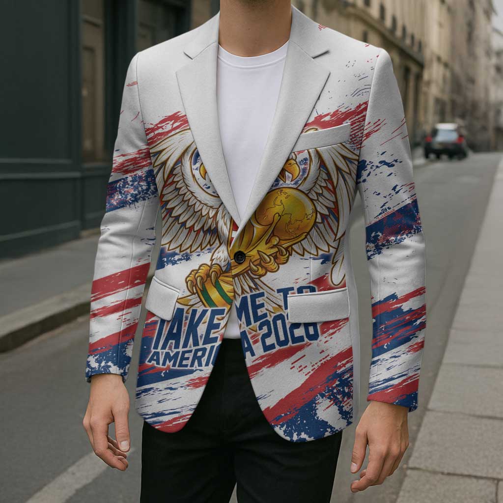 Serbia Take Me To America Personalized Blazer Strong Eagle Pride