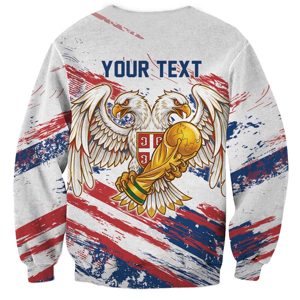 Serbia Take Me To America Personalized Sweatshirt Strong Eagle Pride
