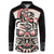 Personalized Canada Indigenous Haida Art Button Sweatshirt LT9 - Wonder Print Shop