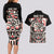 Personalized Canada Indigenous Haida Art Couples Matching Long Sleeve Bodycon Dress and Hawaiian Shirt LT9 - Wonder Print Shop