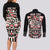 Personalized Canada Indigenous Haida Art Couples Matching Long Sleeve Bodycon Dress and Long Sleeve Button Shirt LT9 - Wonder Print Shop