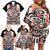 Personalized Canada Indigenous Haida Art Family Matching Off Shoulder Short Dress and Hawaiian Shirt LT9 - Wonder Print Shop