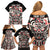 Personalized Canada Indigenous Haida Art Family Matching Off Shoulder Short Dress and Hawaiian Shirt LT9 - Wonder Print Shop