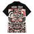 Personalized Canada Indigenous Haida Art Family Matching Short Sleeve Bodycon Dress and Hawaiian Shirt - Wonder Print Shop