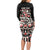 Personalized Canada Indigenous Haida Art Long Sleeve Bodycon Dress - Wonder Print Shop