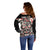 Personalized Canada Indigenous Haida Art Off Shoulder Sweater - Wonder Print Shop