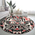 Personalized Canada Indigenous Haida Art Round Carpet