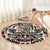 Personalized Canada Indigenous Haida Art Round Carpet