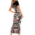 Personalized Canada Indigenous Haida Art Short Sleeve Bodycon Dress