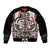 Personalized Canada Indigenous Haida Art Sleeve Zip Bomber Jacket