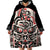 Personalized Canada Indigenous Haida Art Wearable Blanket Hoodie