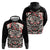 Personalized Canada Indigenous Haida Art Zip Hoodie