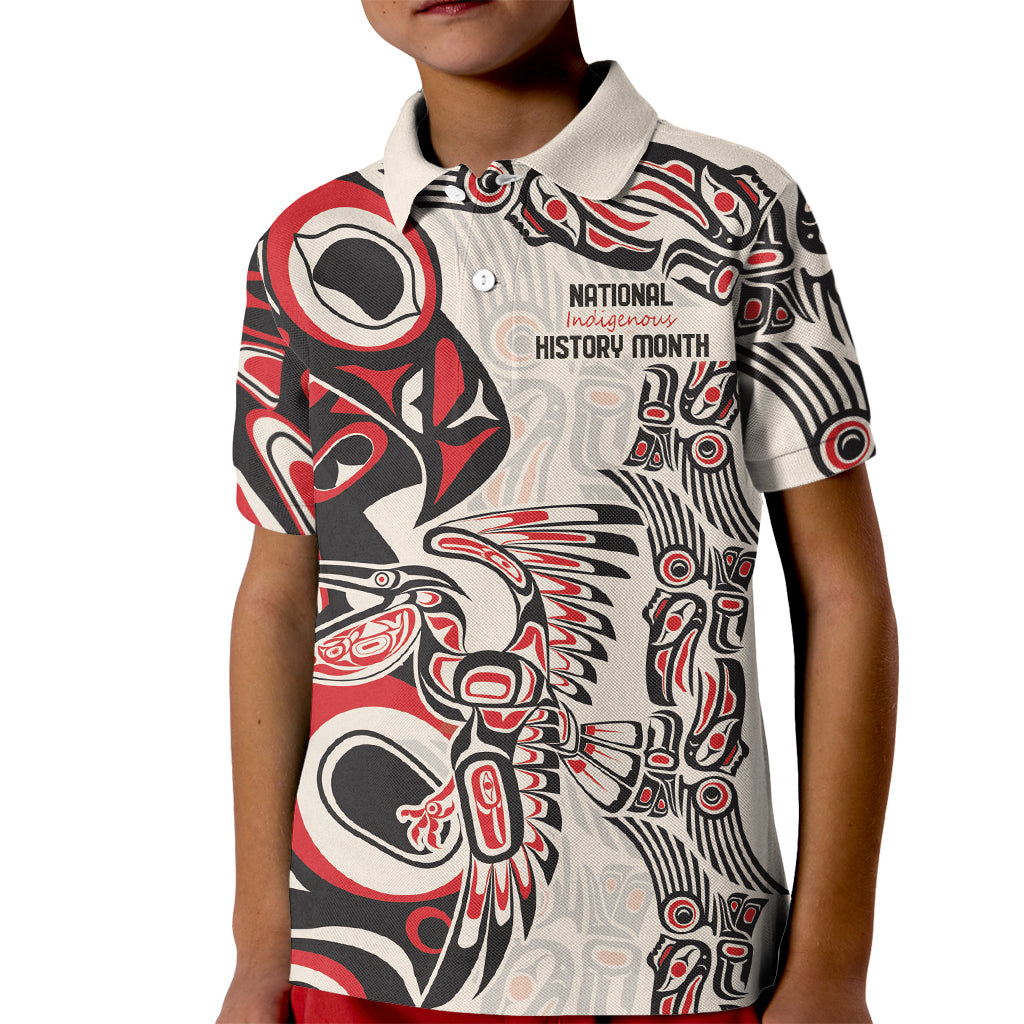 Personalized Canada Indigenous History Month Kid Polo Shirt - Wonder Print Shop