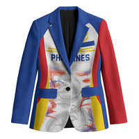 Philippines Flag Day Blazer Filipino Feather Pattern