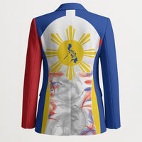 Philippines Flag Day Blazer Filipino Feather Pattern