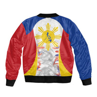 Philippines Flag Day Bomber Jacket Filipino Feather Pattern