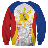Philippines Flag Day Sweatshirt Filipino Feather Pattern