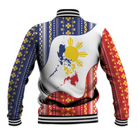Philippines Flag Day Baseball Jacket Filipino Traditional Igorot Tribal Pattern