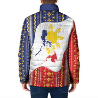 Philippines Flag Day Padded Jacket Filipino Traditional Igorot Tribal Pattern