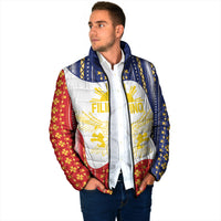 Philippines Flag Day Padded Jacket Filipino Traditional Igorot Tribal Pattern
