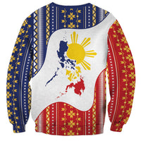 Philippines Flag Day Sweatshirt Filipino Traditional Igorot Tribal Pattern