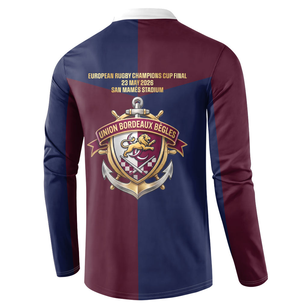 France European Rugby Final Button Sweatshirt