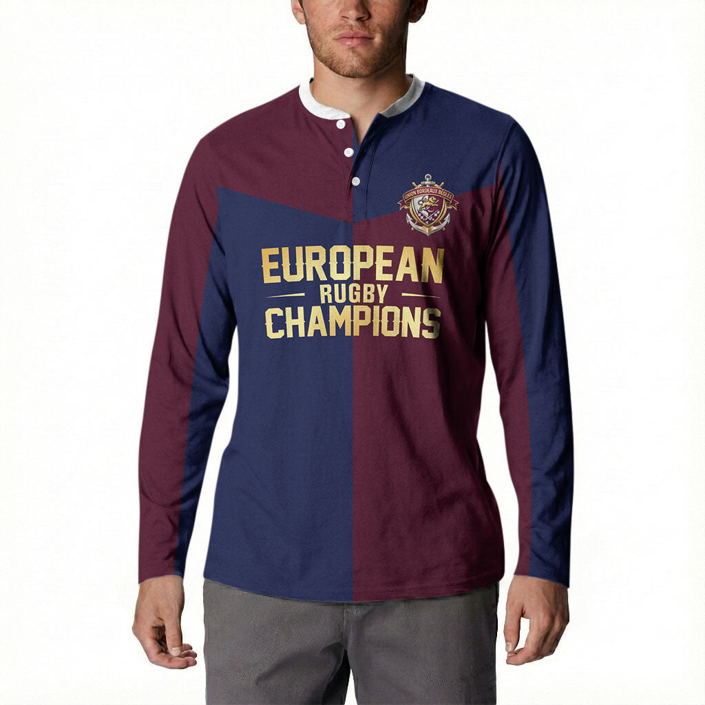 France European Rugby Final Button Sweatshirt
