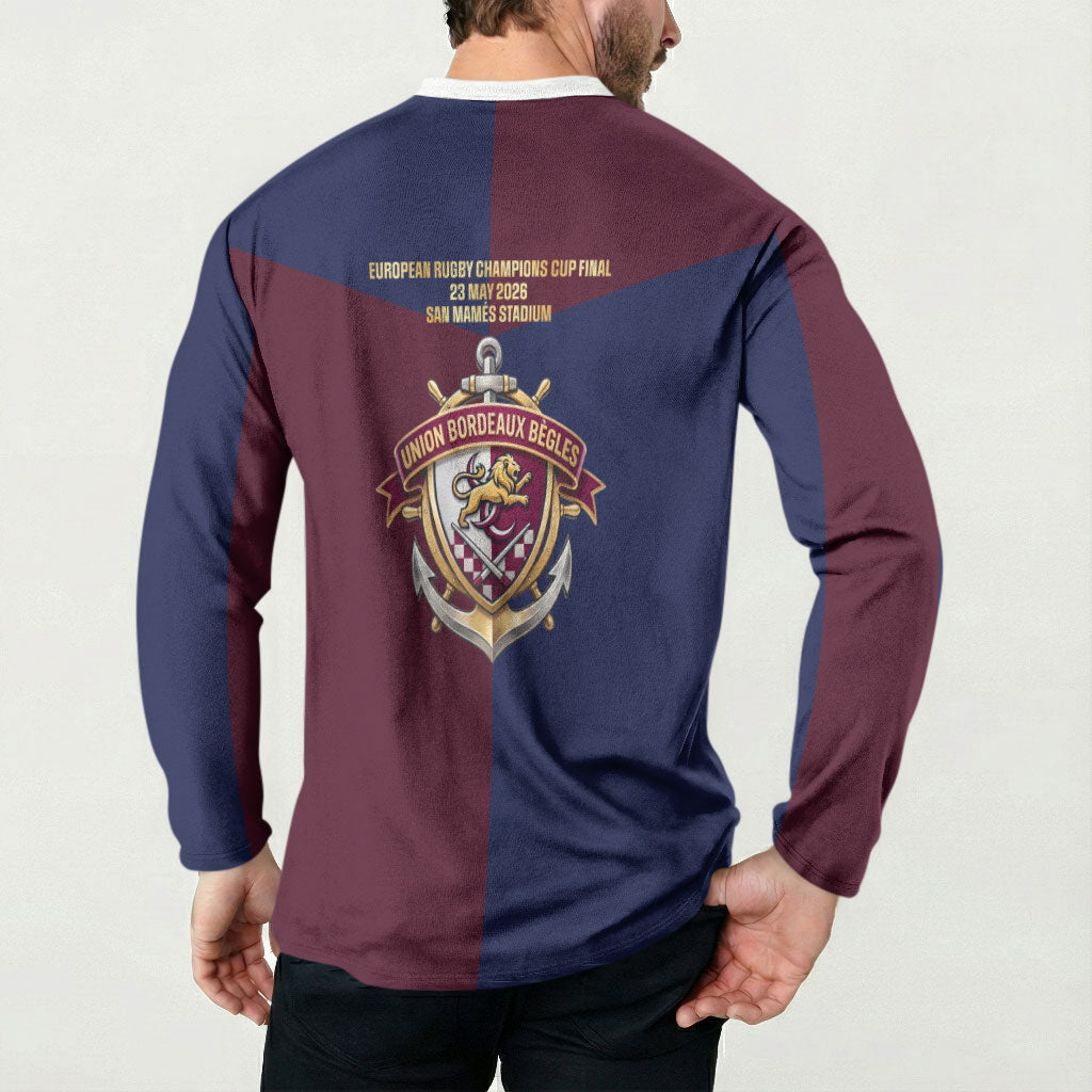France European Rugby Final Button Sweatshirt