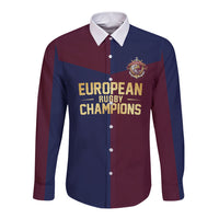 France European Rugby Final Long Sleeve Button Shirt
