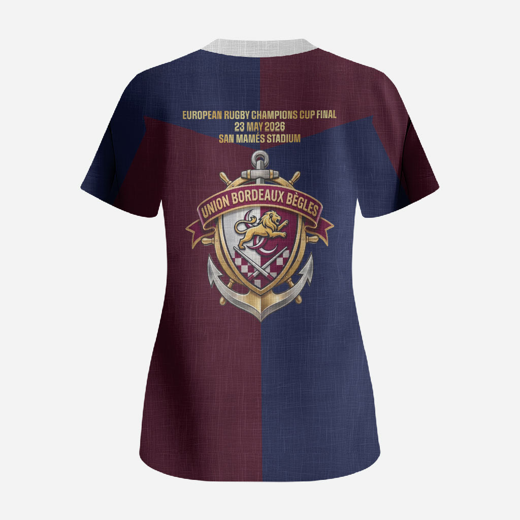 France European Rugby Final Scrub Top