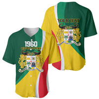Benin Independence Day Personalized Baseball Jersey Since 1960 Fraternite Justice Travail - Wonder Print Shop