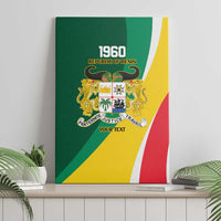 Benin Independence Day Personalized Canvas Wall Art Since 1960 Fraternite Justice Travail - Wonder Print Shop