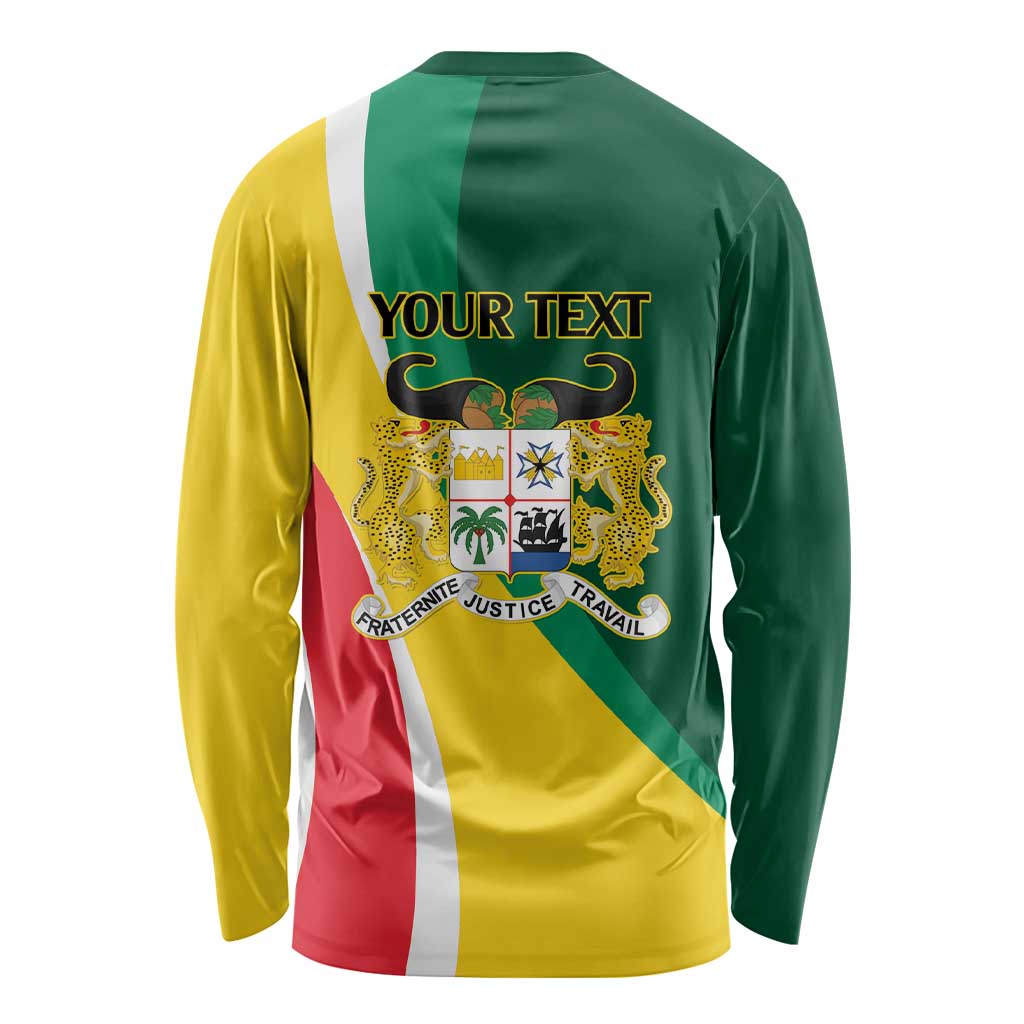 Benin Independence Day Personalized Long Sleeve Shirt Since 1960 Fraternite Justice Travail - Wonder Print Shop