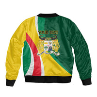 Benin Independence Day Personalized Sleeve Zip Bomber Jacket Since 1960 Fraternite Justice Travail - Wonder Print Shop