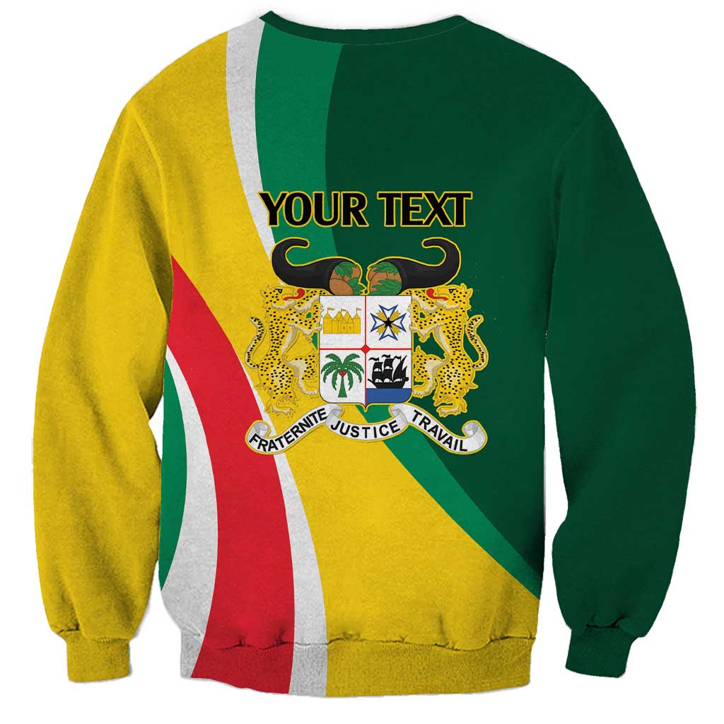 Benin Independence Day Personalized Sweatshirt Since 1960 Fraternite Justice Travail - Wonder Print Shop