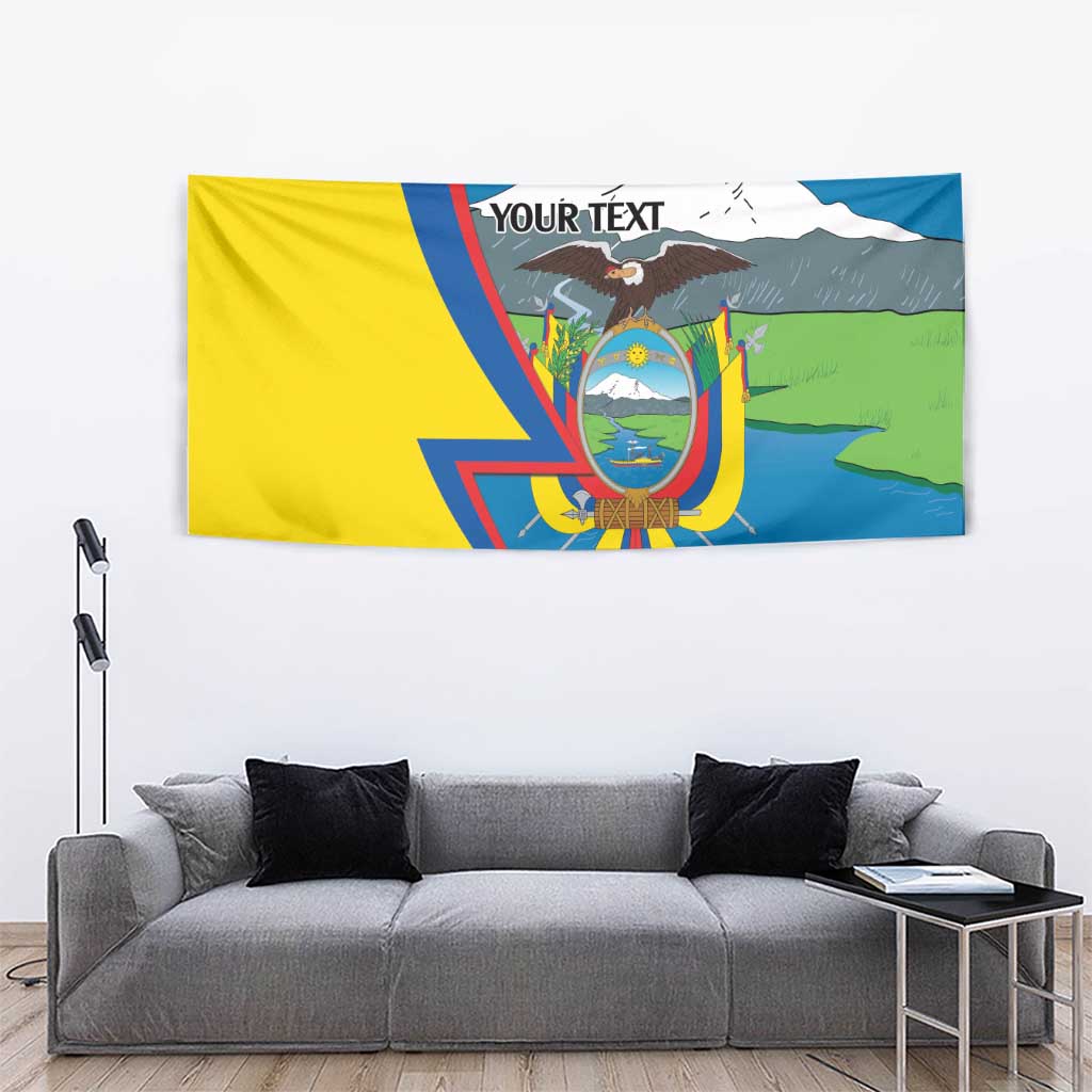 Ecuador Independence Day Personalized Tapestry Pro Deo Patria et Libertate - Wonder Print Shop