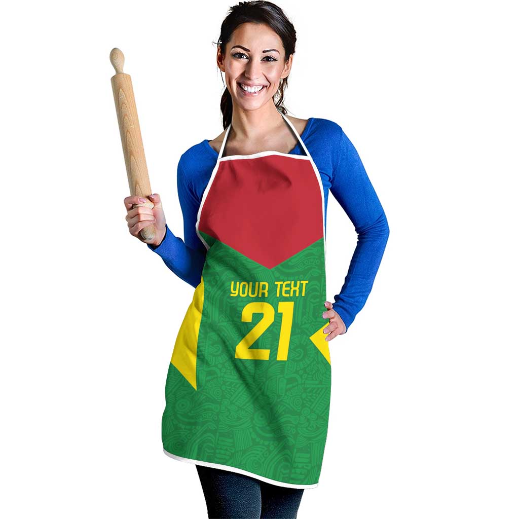Golden Jaguars Fan Pride Custom Apron Support Green Gold and Glory - Wonder Print Shop