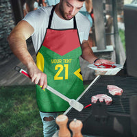 Golden Jaguars Fan Pride Custom Apron Support Green Gold and Glory - Wonder Print Shop