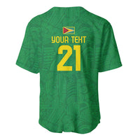 Golden Jaguars Fan Pride Custom Baseball Jersey Support Green Gold and Glory - Wonder Print Shop