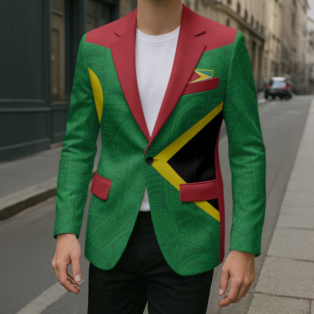 Golden Jaguars Fan Pride Custom Blazer Support Green Gold and Glory - Wonder Print Shop