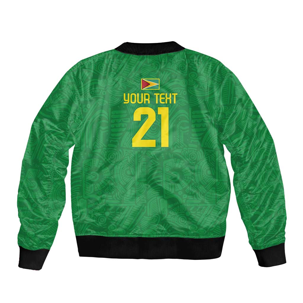 Golden Jaguars Fan Pride Custom Bomber Jacket Support Green Gold and Glory - Wonder Print Shop