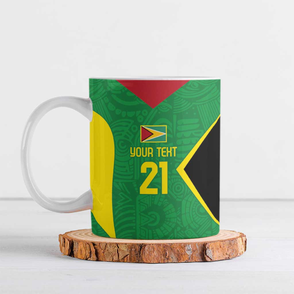 Golden Jaguars Fan Pride Custom Ceramic Mug Support Green Gold and Glory - Wonder Print Shop