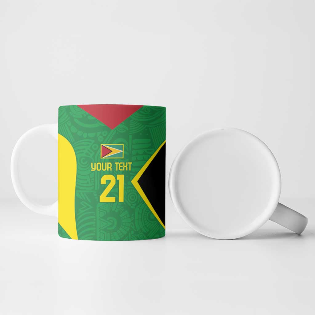 Golden Jaguars Fan Pride Custom Ceramic Mug Support Green Gold and Glory - Wonder Print Shop