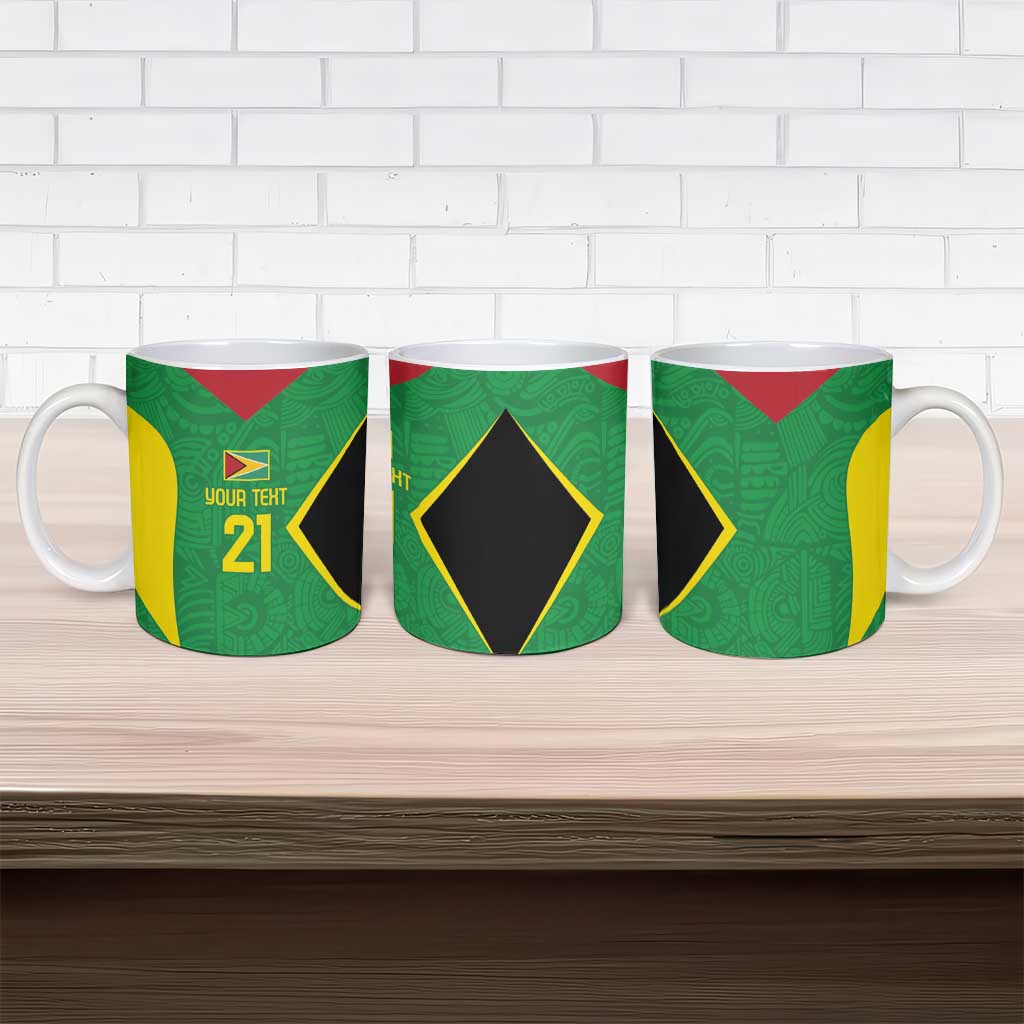 Golden Jaguars Fan Pride Custom Ceramic Mug Support Green Gold and Glory - Wonder Print Shop