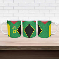 Golden Jaguars Fan Pride Custom Ceramic Mug Support Green Gold and Glory - Wonder Print Shop