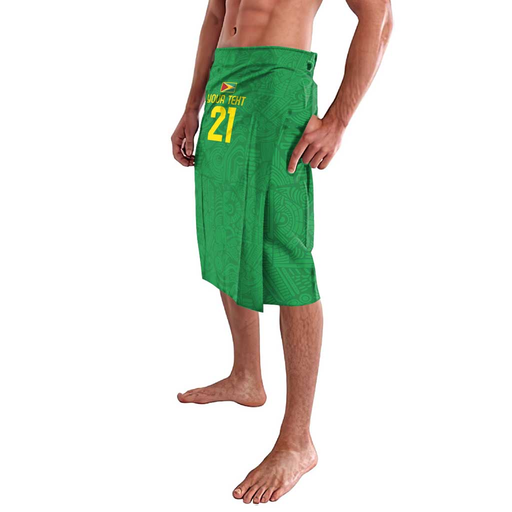 Golden Jaguars Fan Pride Custom Lavalava Support Green Gold and Glory - Wonder Print Shop