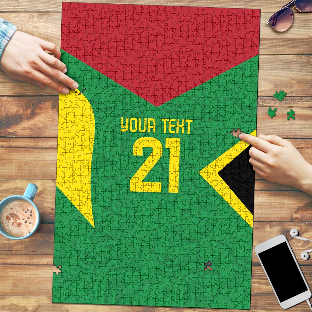 Golden Jaguars Fan Pride Custom Puzzle Support Green Gold and Glory - Wonder Print Shop