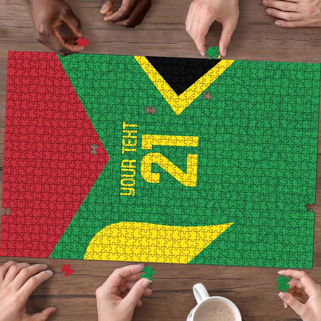Golden Jaguars Fan Pride Custom Puzzle Support Green Gold and Glory - Wonder Print Shop