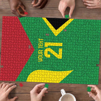Golden Jaguars Fan Pride Custom Puzzle Support Green Gold and Glory - Wonder Print Shop