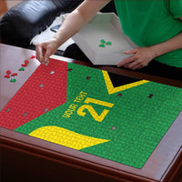 Golden Jaguars Fan Pride Custom Puzzle Support Green Gold and Glory - Wonder Print Shop